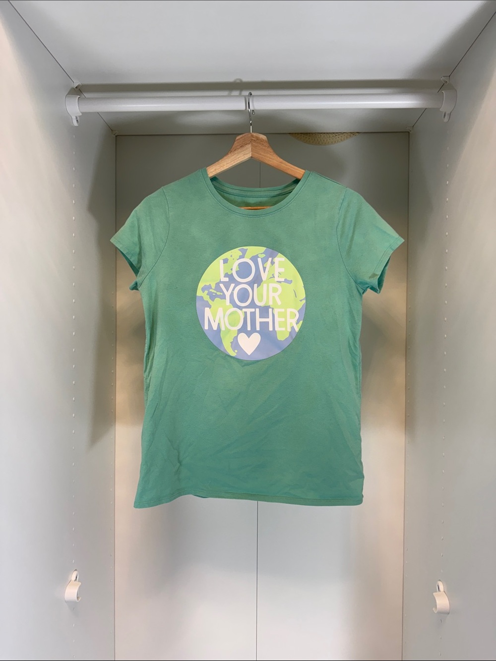 Cat & Jack Green 'Love Your Mother' Graphic Tee